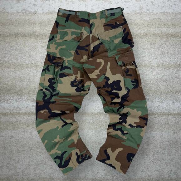Military Other - Vintage Military Woodland Camo Tactical Pants Baggy Wide Leg Small Regular 90s
